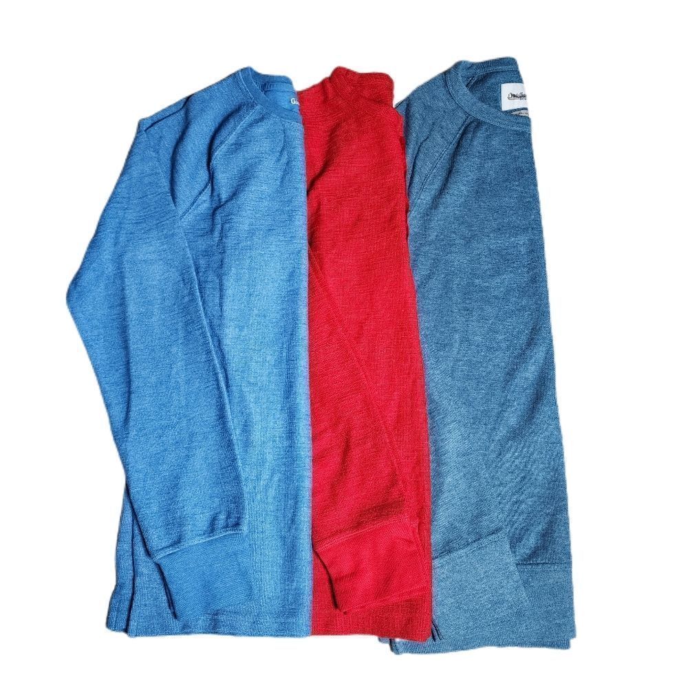 Bundle Goodfellow Men's Soft Cotton Polyester Thermal Shirts Size Small NEW 0738